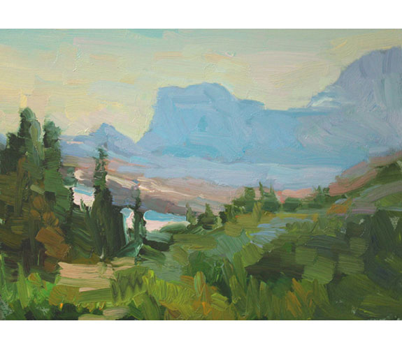 Kathryn Townsend  "Trail to Grinnell Glacier"